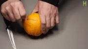 آموزش ساخت شمع با پوست پرتقال و روغن