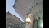 باز شدن چادر حیاط مسجد النبی