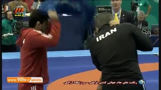جام جهانی کشتی فرنگی - پیروزی حاجی پور (۵۹کیلوگرم)