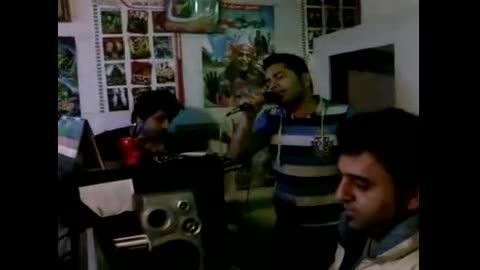 صدای زیبای بهادر ییلاقی در حال ضبط