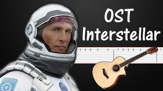 آموزش آهنگ اینتراستلار Interstellar روی گیتار
