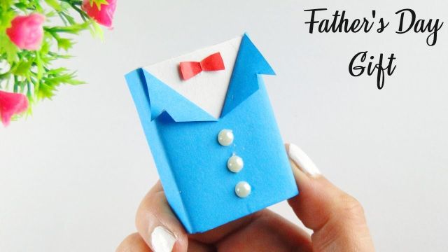 جعبه كادويي کاردستی برای روز پدر | ایده های هدیه روز پدر