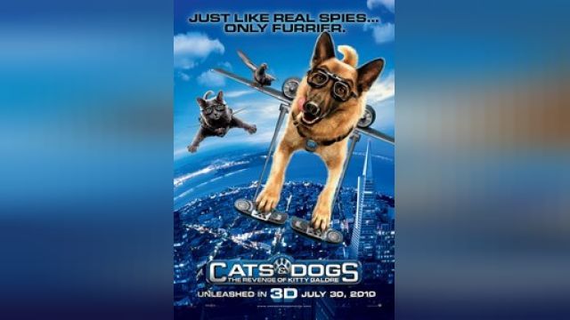 دانلود انیمیشن گربهها و سگها - انتقام از کیتی گالور 2010 - Cats and Dogs - The Revenge of Kitty Galore