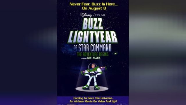 دانلود انیمیشن باز لایت یر از مقر فرماندهی استار - ماجراجویی آغاز می شود 2000 - Buzz Lightyear of Star Command - The Adventure Begins