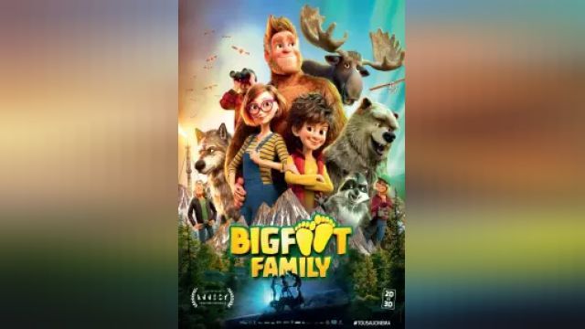 دانلود انیمیشن خانواده پاگنده 2020 - Bigfoot Family