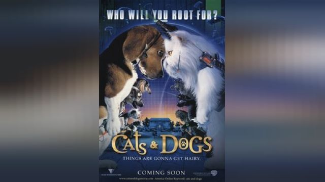 دانلود فیلم سگها و گربه ها 2001 - Cats and Dogs