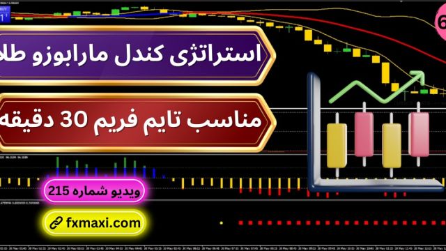 آموزش استراتژی کندل مارابوزو طلا – سیستم معاملاتی با مثلث طلایی | ویدئو  630