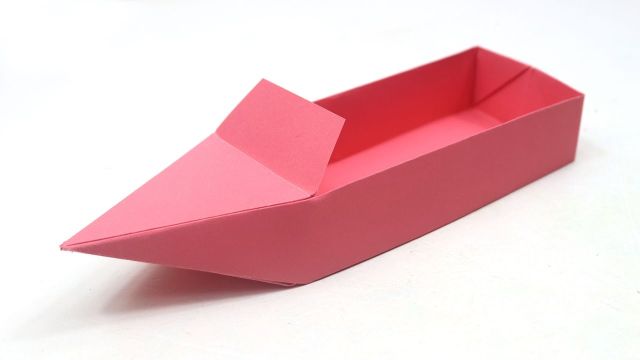آموزش ساخت قایق تندروی کاغذی  با قابلیت شناور شدن