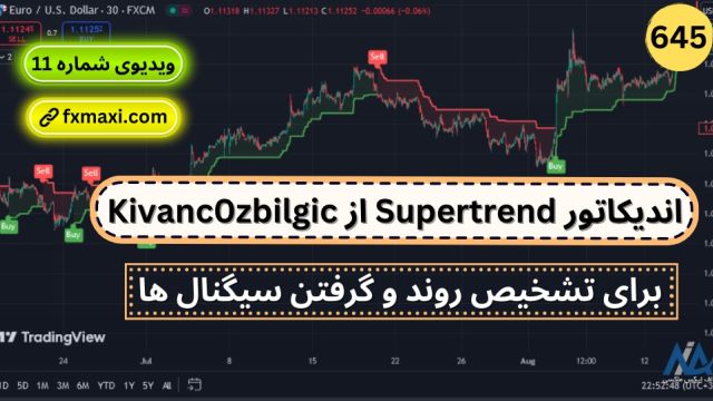 آموزش اندیکاتور Supertrend – تشخیص روند و گرفتن سیگنال | ویدئو  645