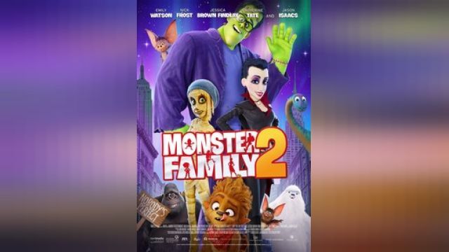 دانلود انیمیشن خانواده هیولاها 2 2021 - Monster Family 2