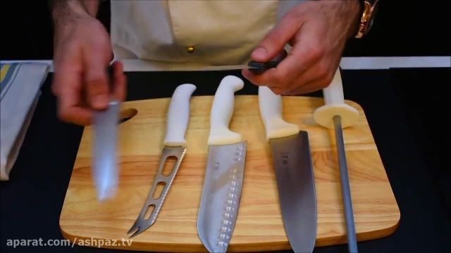 آموزش انتخاب نوع چاقو و نحوه تیز کردن آن