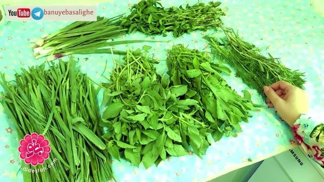 آموزش ساده ترکیب سبزی برای قورمه سبزی،کوکو، آش 