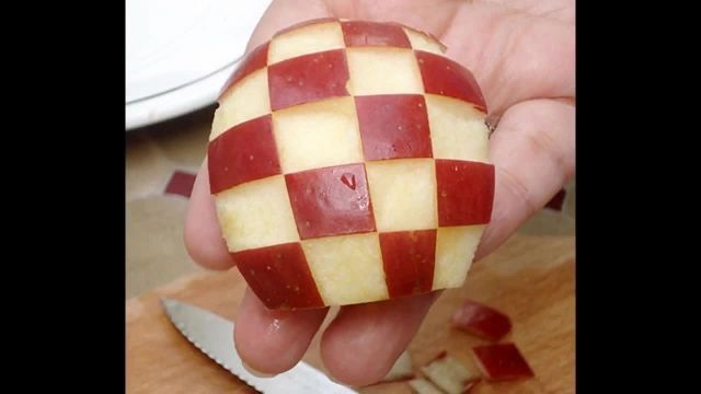 آموزش میوه آرایی سیب به چند روش مختلف 