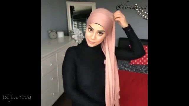 آموزش بستن توربان شال - مدل روسری اماراتی