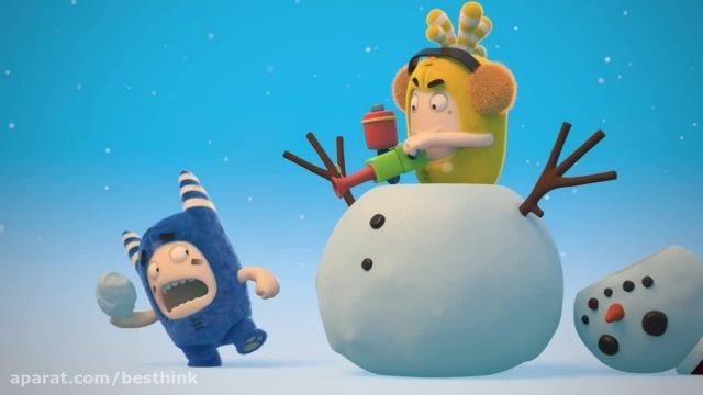 دانلود انیمیشین اودبودز (Oddbods) - جنگ برف
