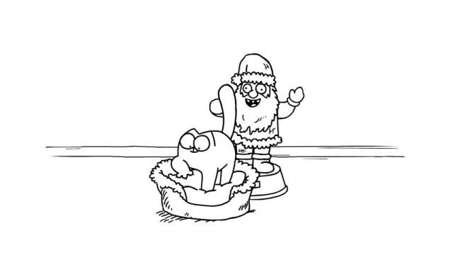 دانلود کارتون گربه سایمون (Simon’s Cat) - کریسمس نزدیک است (2)