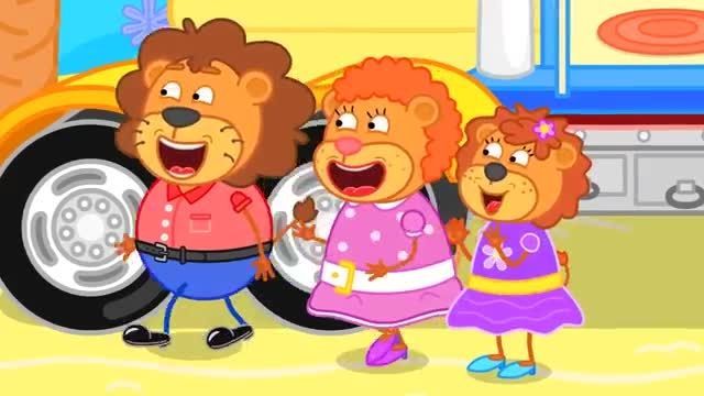 دانلود انیمیشن خانواده شیر این قسمت - "بابا و وودزمن"