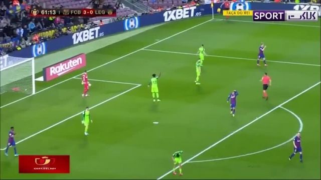 خلاصه بازی بارسلونا - لگانس