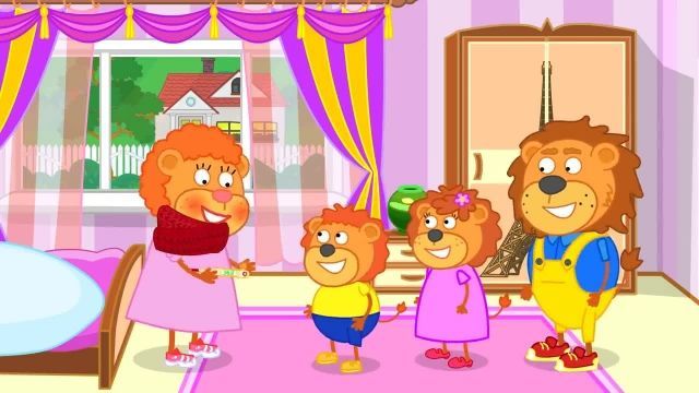 دانلود کامل کارتون خانواده شیر (Lion Family) قسمت  299