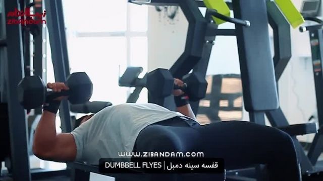 فیلم آموزش حرکات بدنسازی - قفسه سینه دمبل