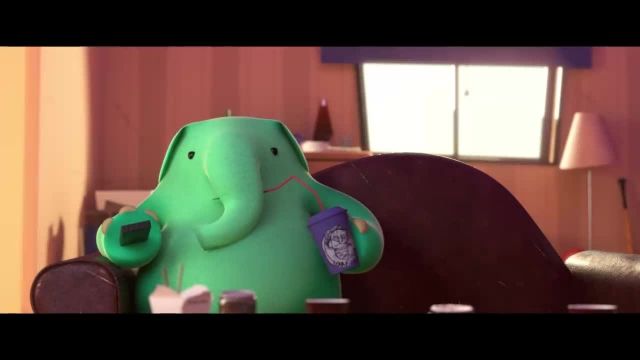 دانلود انیمیشن کوتاه  میمونک و فیلی در خانه _لینک مستقیم