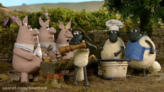 دانلود انیمیشن گوسفند زبل (Off the Baa) فصل اول قسمت 25 - Shaun the Farmer