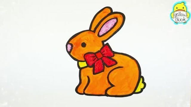 آموزش نقاشی به کودکان - کشیدن خرگوش کوچک