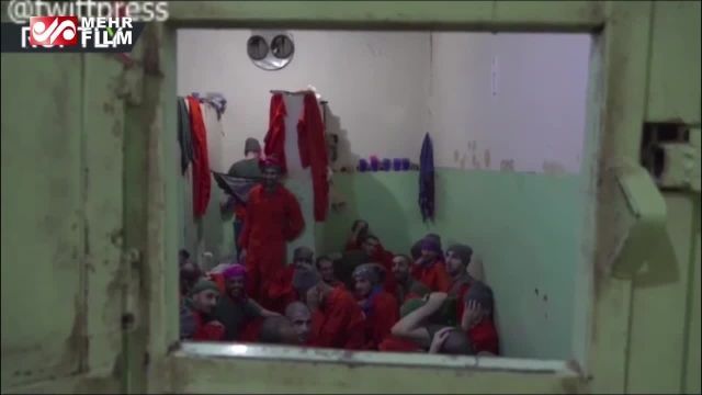 تصاویر نادر از درون زندان داعشی‌ها در «سوریه» 
