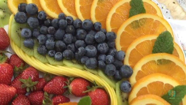 آموزش  میوه آرایی و تزیین متفاوت ظرف میوه