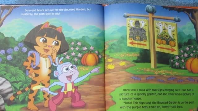 دانلود رایگان کتاب داستان تصویری کودک | Dora The Explorer Halloween Hoedown