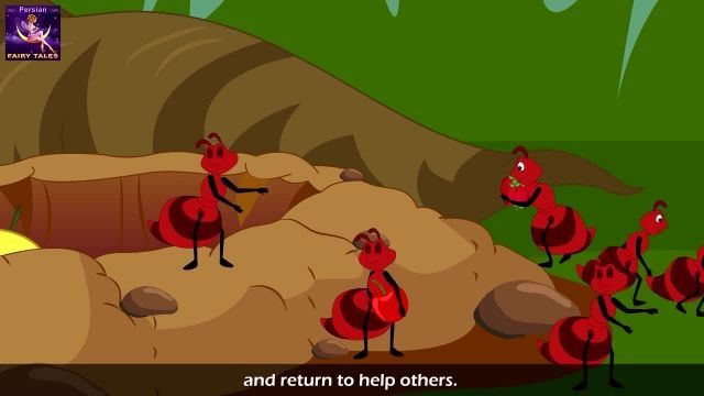 برنامه کودک داستان های فارسی با زیرنویس انگلیسی این قسمت: مورچه و ملخ