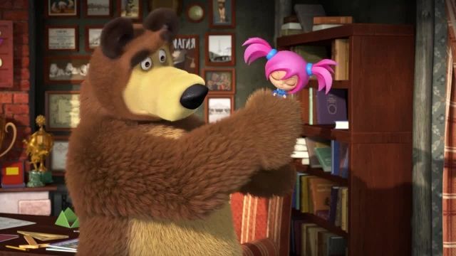 دانلود انیمیشن ماشا و آقا خرسه | ماجرای دختر عروسکی