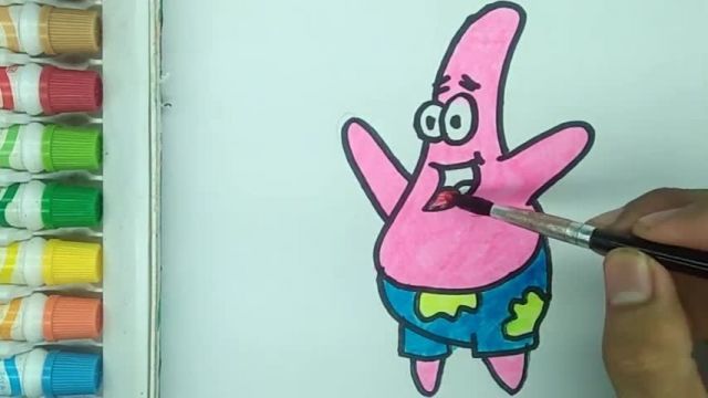 آموزش نقاشی به کودکان - کشیدن پاتریک