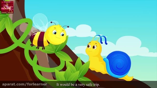 دانلود آموزش زبان انگلیسی به کودکان با کارتون -حلزون و درخت آلبالو