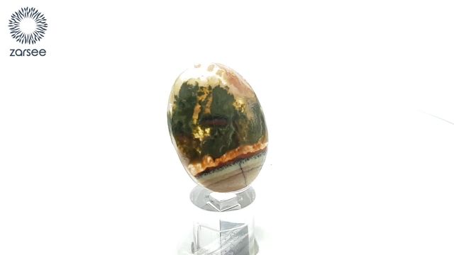 سنگ عقیق خزه ای طبیعی ایرانی خاص و کلکسیونی کد N06