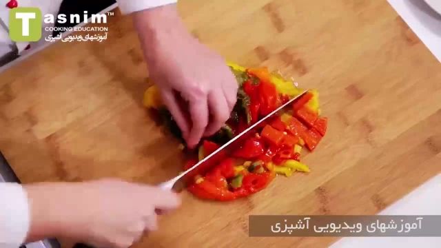 دستور تهیه و تزیین خوشمزه پاستا (شکل پاپیون )