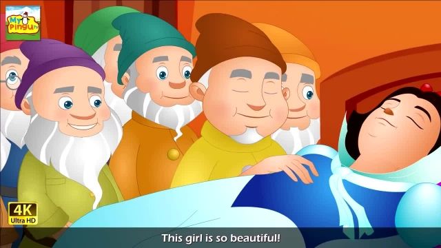 دانلود آموزش زبان انگلیسی به کودکان با کارتون -سفید برفی و هفت کوتوله