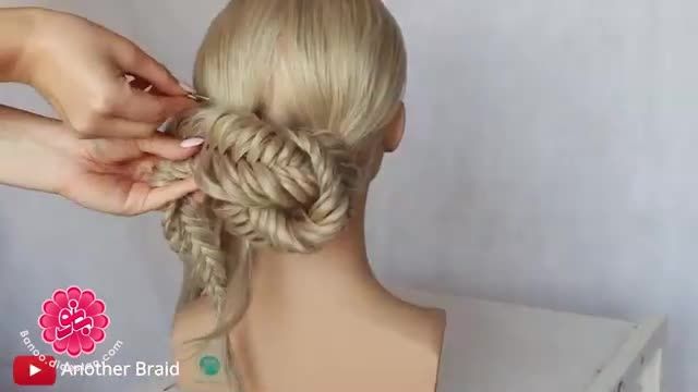 آموزش مدل بافت دخترانه - مناسب برای موهای بلوند