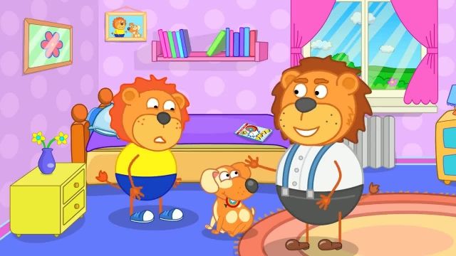 دانلود کامل کارتون خانواده شیر (Lion Family) قسمت 22