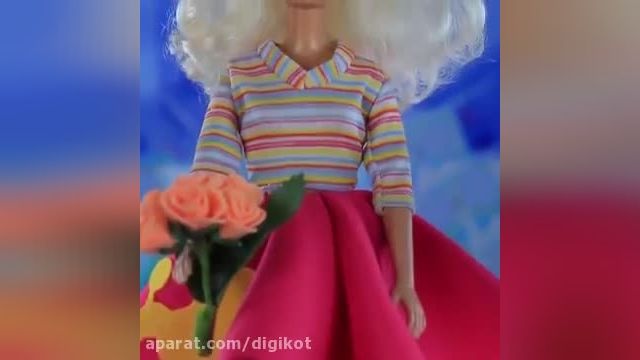 فیلم آموزش ایده های خلاقانه برای ترفندهای جالب برای عروسک باربی لباس تا مدل مو