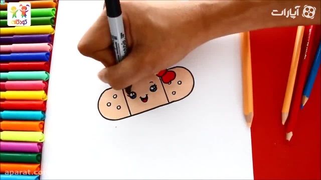دانلود آموزش نقاشی کودکانه با زبان فارسی - زخم مهربون