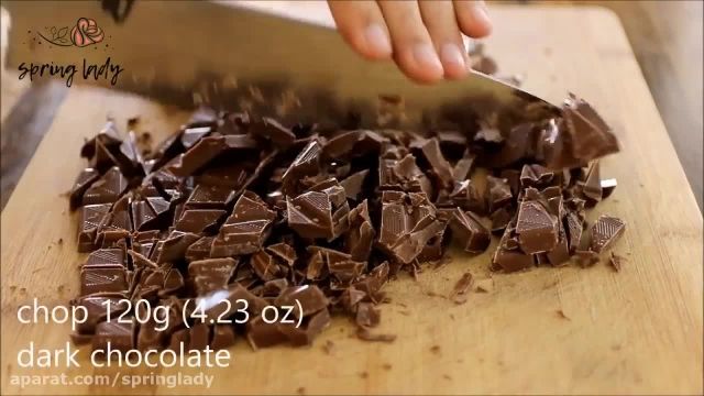 آموزش ساده کرم وانیل و شکلات (سریع و راحت )
