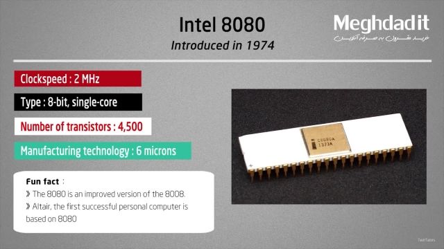 تاریخچه جالبه پردازنده های اینتل از سال 1971 تا 2017 