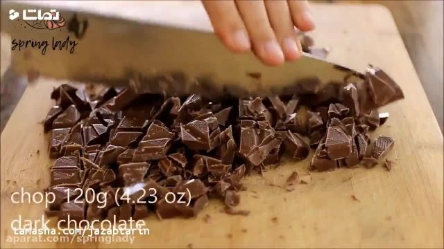روش آسان درست کردن کرم وانیل و شکلات خوشمزه 