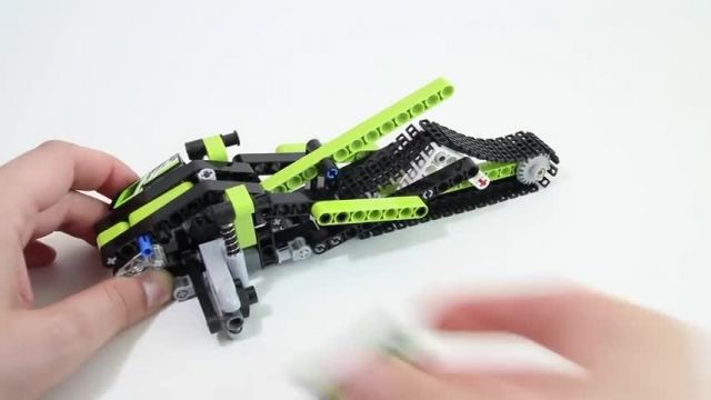 آموزش لگو و ساخت و ساز (Lego Technic 42021 Snowmobile)