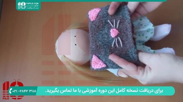 ساخت عروسک روسی خنگول | ععروسک تیلدا | عروسک روسی به شکل حیوانات ساده