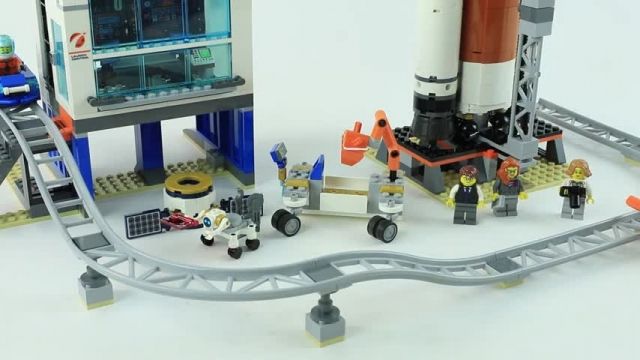 آموزش لگو اسباب بازی (LEGO CITY 60228 Deep Space Rocket and Launch Control)