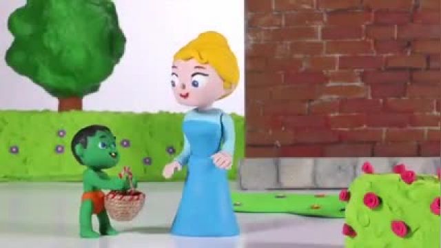 انیمیشن کودک السا و آنا - خمیر بازی السا و بازی با لگو