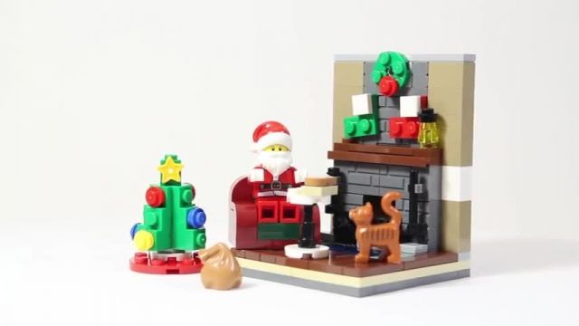 آموزش خلاقیت با لگو (Lego 40125 Santa's Visit)