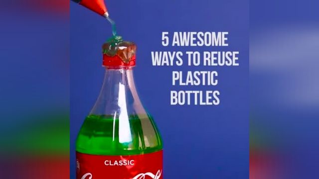 چند روش موثر با بطری پلاستیکی سرد